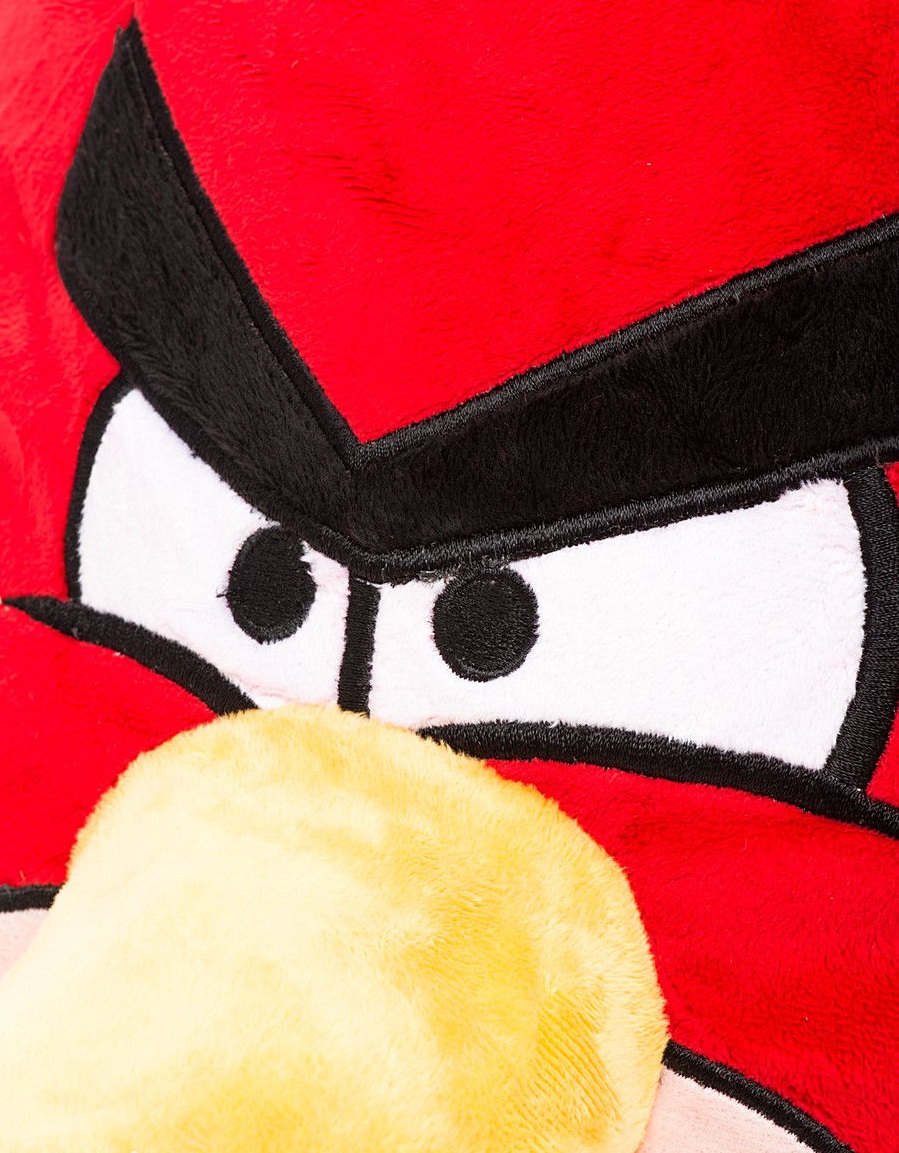 Декоративная подушка из серии Angry Birds - Красная птица Red Bird, 30 см  
